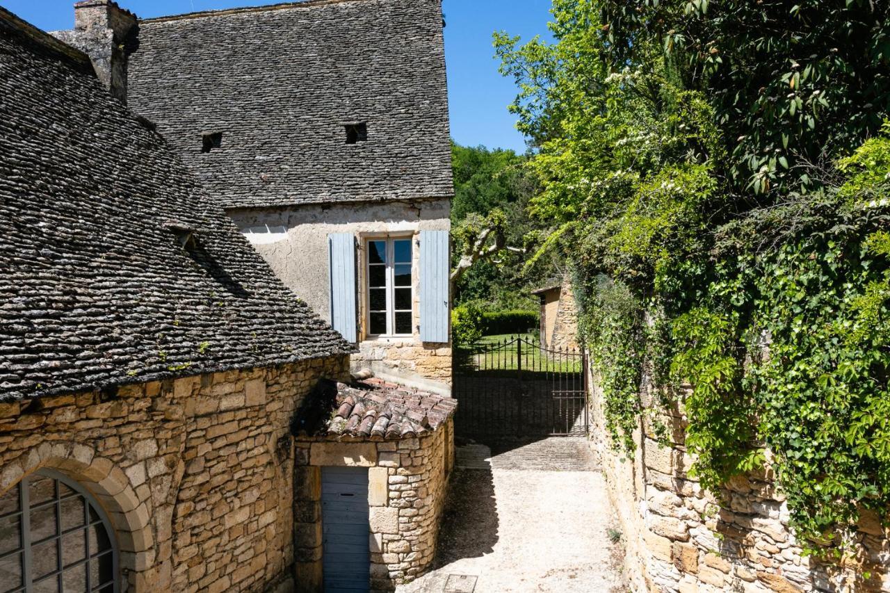 Au Coeur De Beynac, Superbe Maison Du 14Eme Siecle Avec Jardin Panoramique 外观 照片